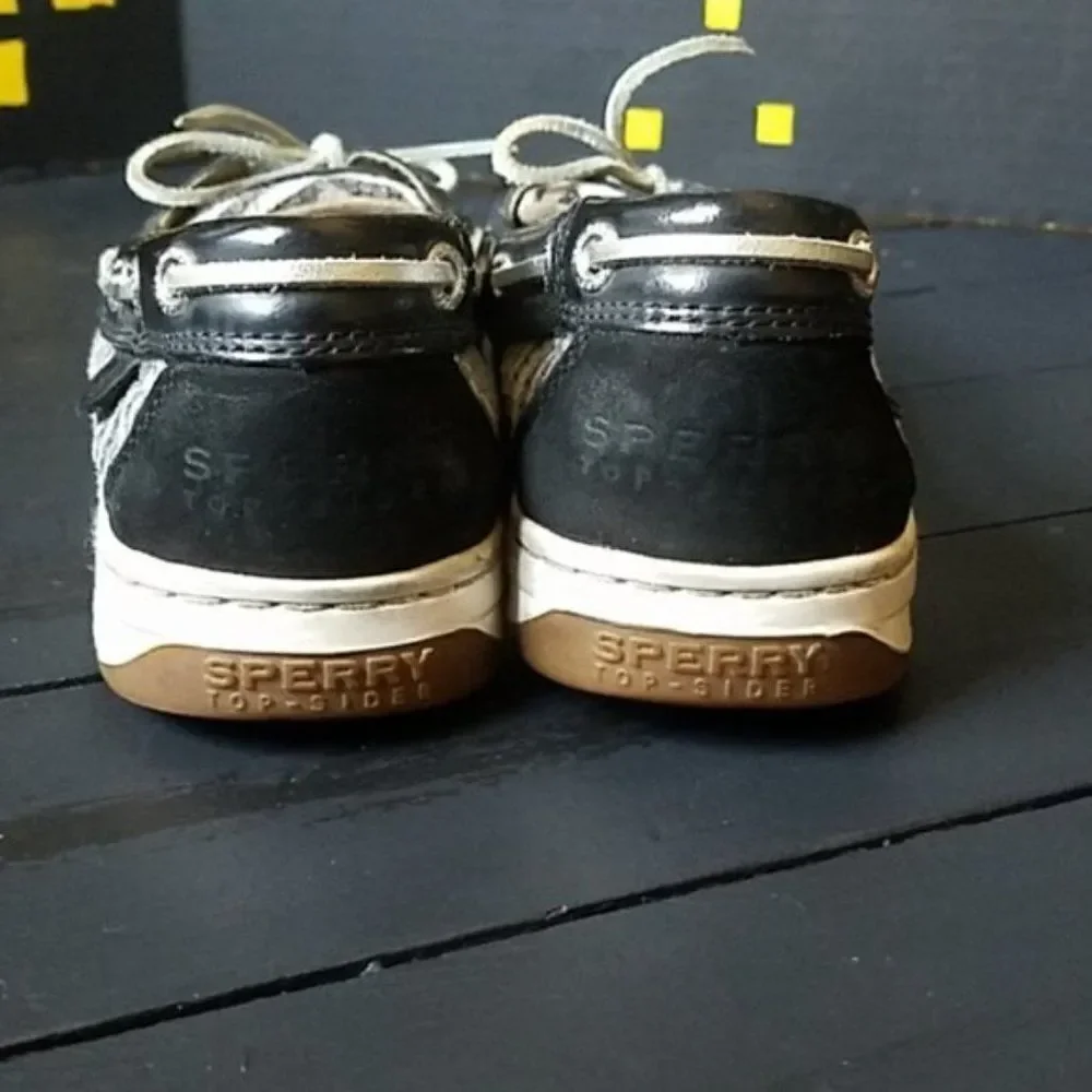 Sperry topsider Zebra Print shoes